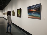 THE 7TH OIL PAINTING BIENNALE OF LISHUI im Art Museum LIshui China