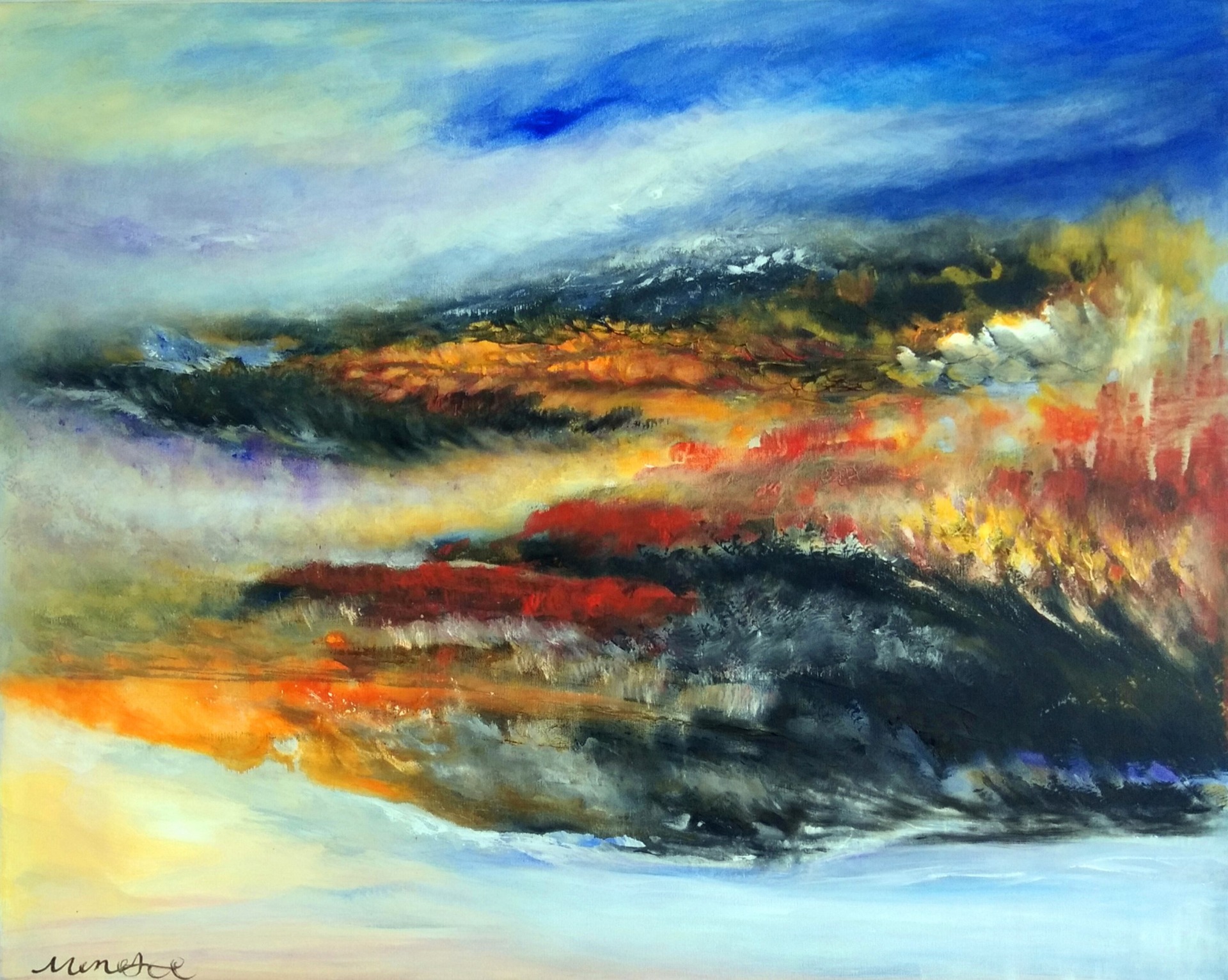 Landschaft (80x100cm)