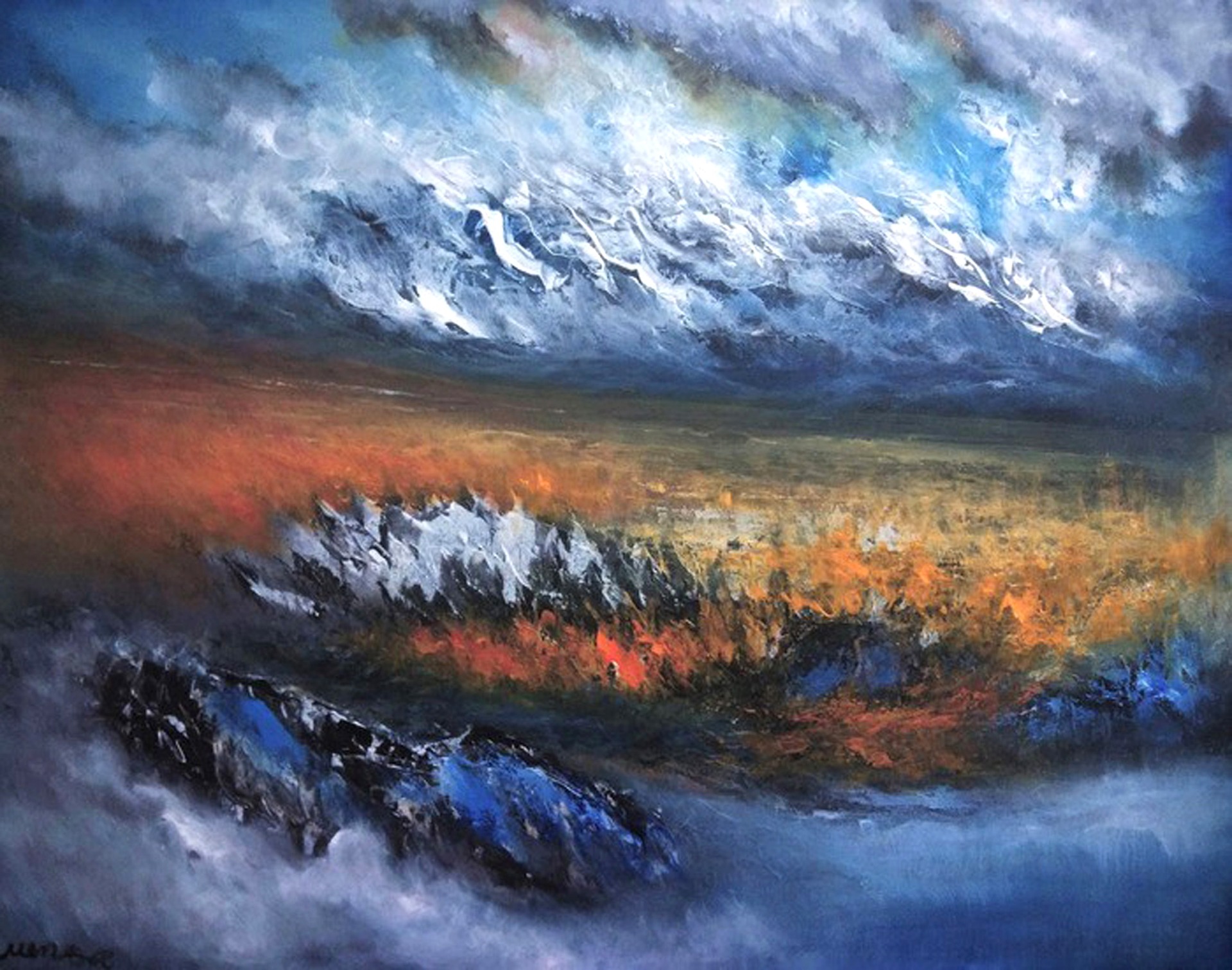 Landschaft (80x100cm)