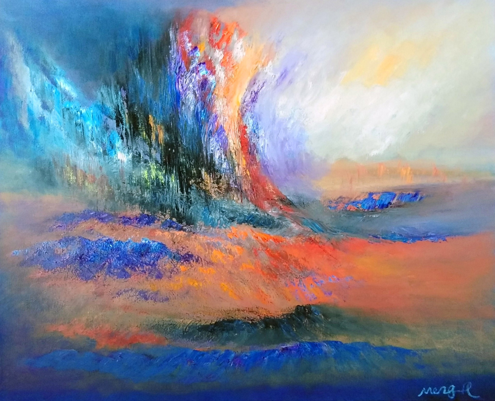 Volcano (80x100cm)