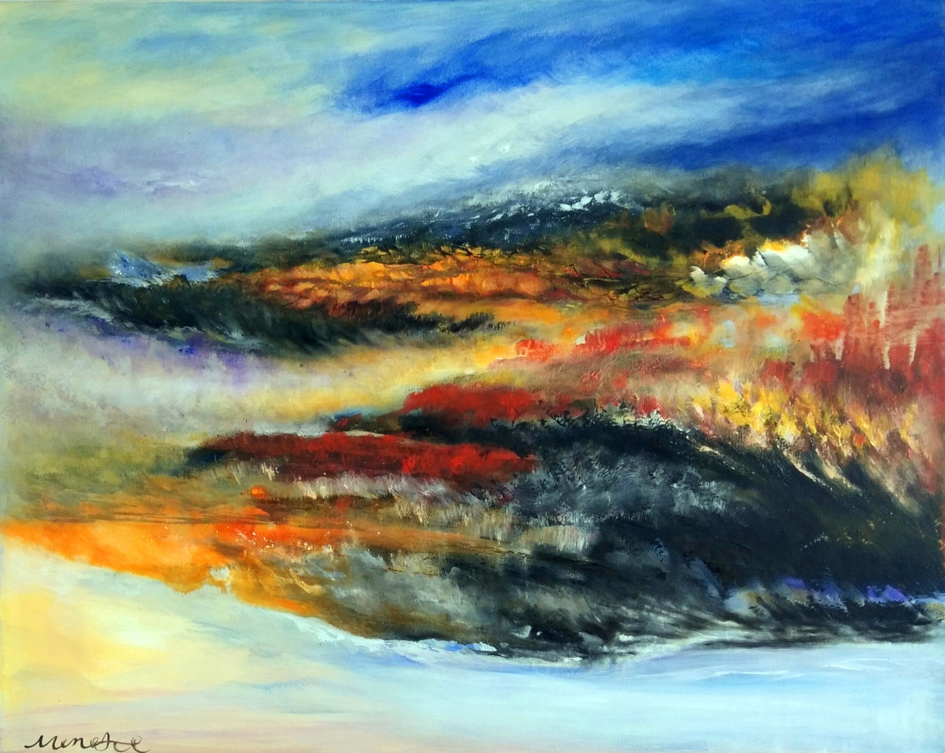 Landschaft (80x100cm)