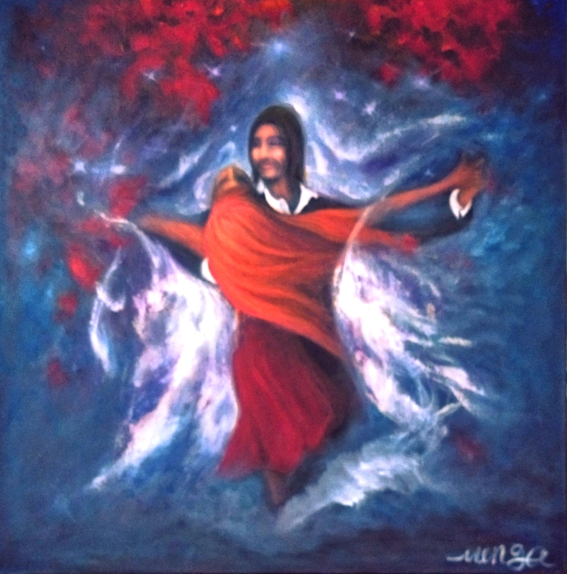 Wiederbegegnung (70x70cm)