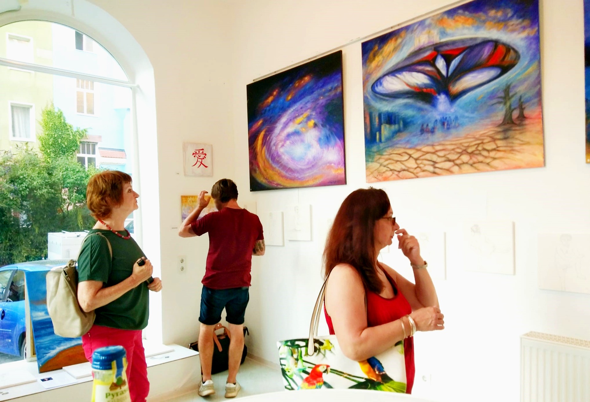 Vernissage zur Ausstellung "Austausch der Kulturen in der ROTEN GALERIE Nürnberg"