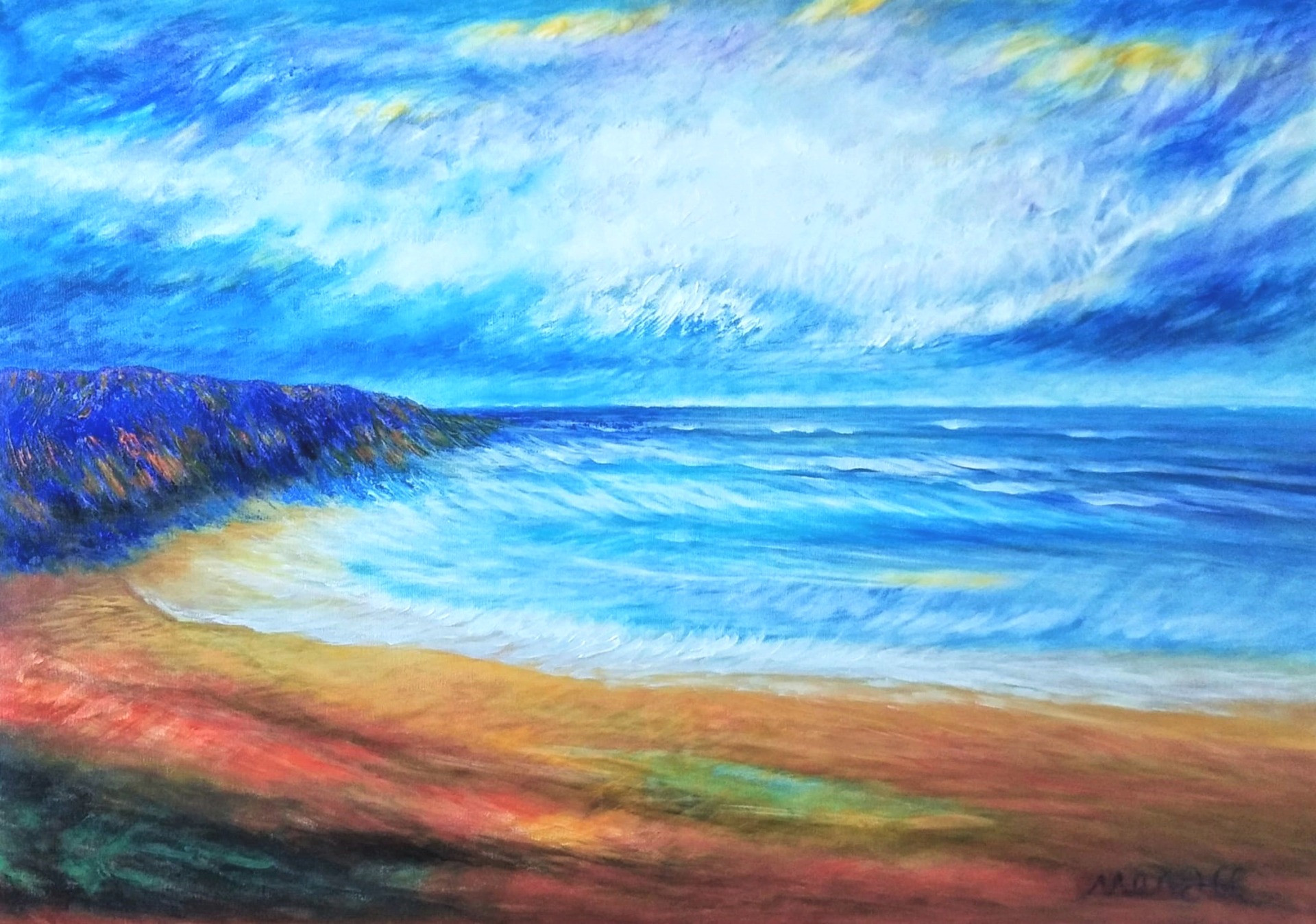 Der Strand (70x100cm)