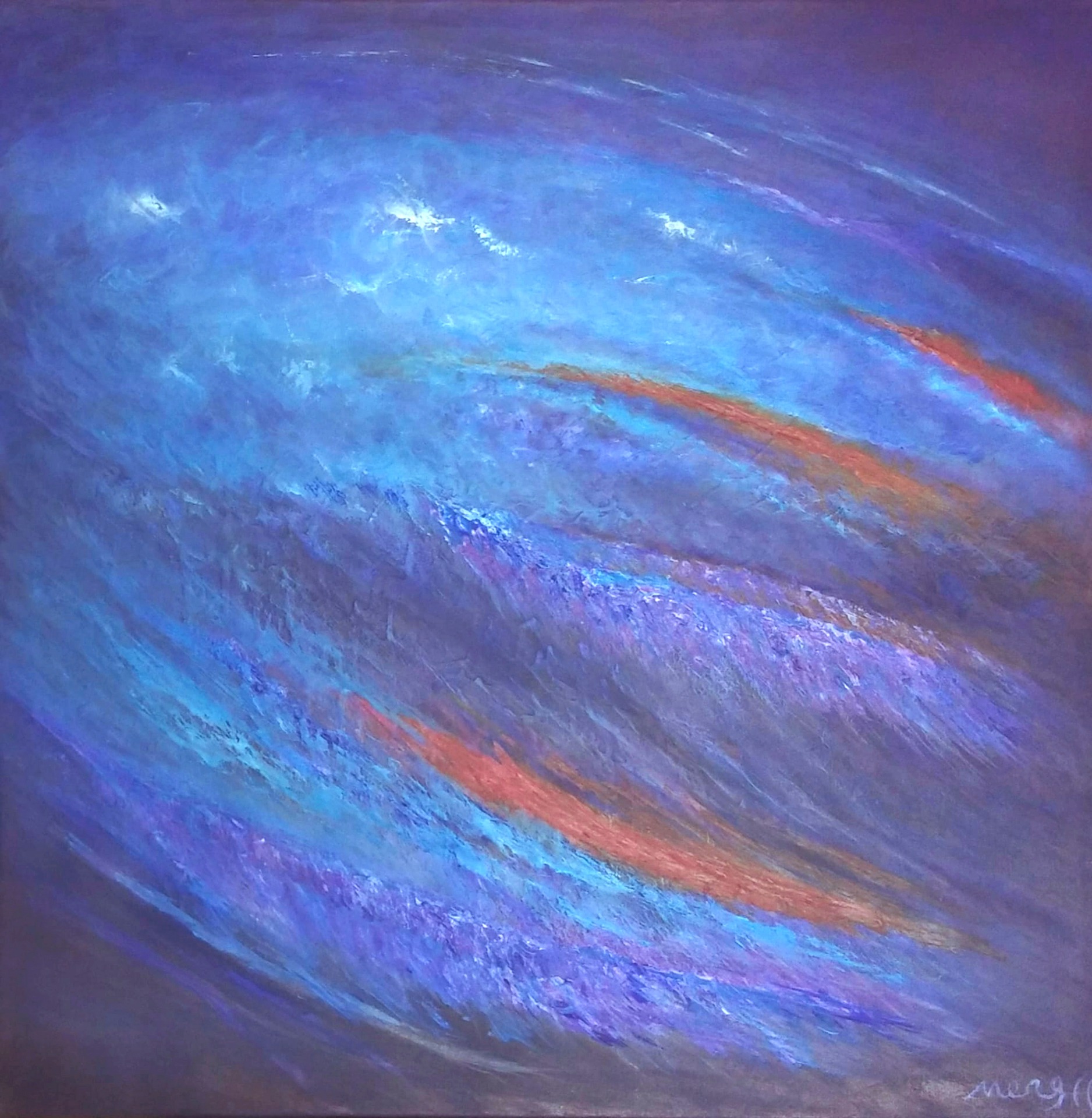 Blue Marble (80x80cm)